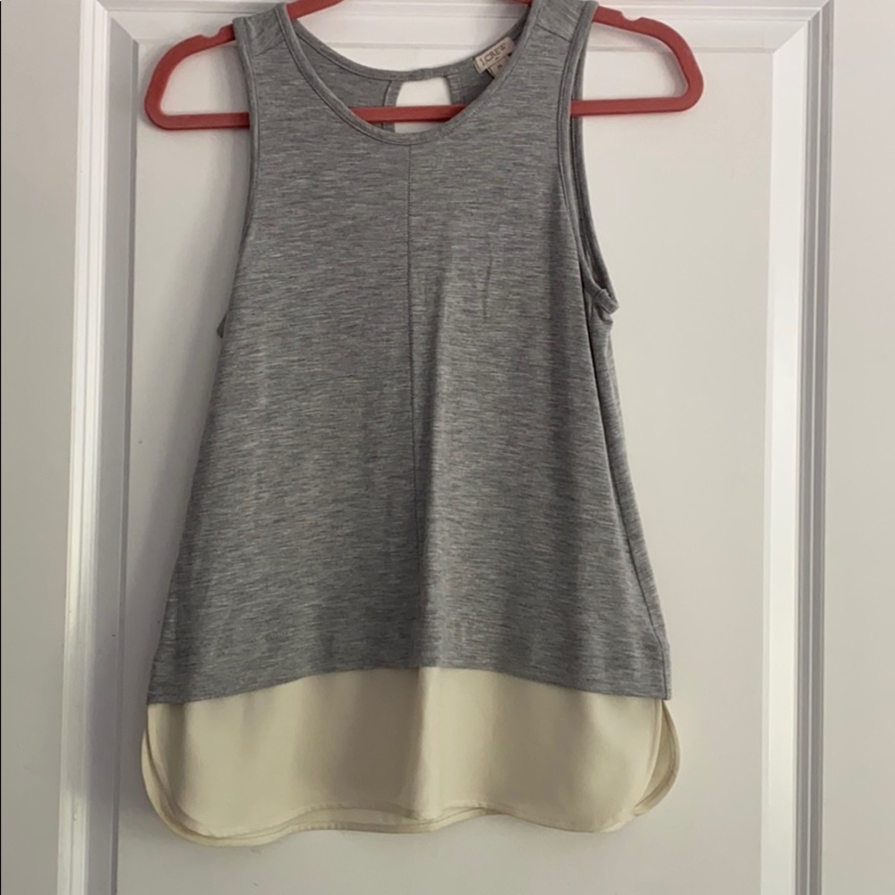 J Crew Factory Grey Tank Top